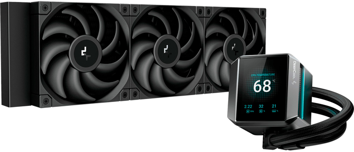 System chłodzenia wodnego DeepCool Mystique 360 Black (R-LX750-BKDSNMP-G-1) - obraz 1