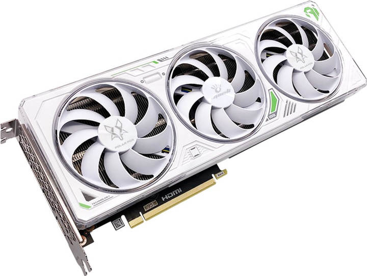 Karta graficzna Manli PCI-Ex GeForce RTX 4070 Ti Super Polar Fox 16GB GDDR6X (256bit) (2610/21000) (HDMI, 3 x DisplayPort) (N69370TISM35961) - obraz 2