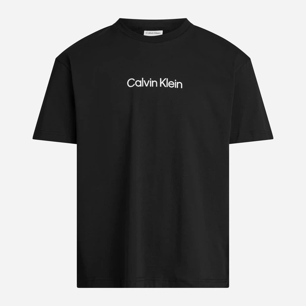 Koszulka męska bawełniana Calvin Klein K10K111346BEH L Czarna (8720107899575) - obraz 6