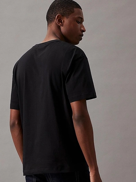 Футболка бавовняна чоловіча Calvin Klein K10K111346BEH 2XL Чорна (8720107899599) - зображення 2