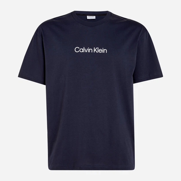 Футболка бавовняна чоловіча Calvin Klein K10K111346CHW XL Темно-синя (8720107899759) - зображення 6