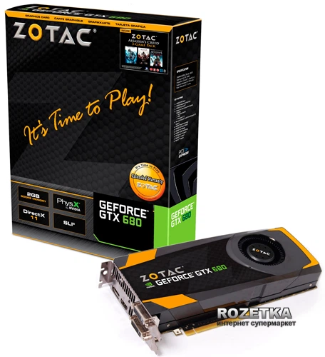 ゲーミングパソコン　i7 3930k GTX680 Видеокарта Zotac PCI-Ex GeForce GTX 680 2048MB GDDR5 (256bit