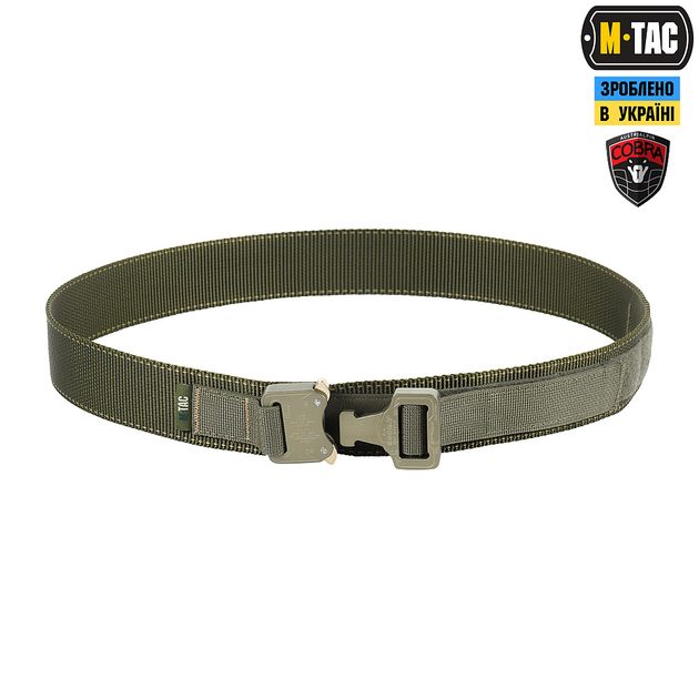 Ремень M-Tac Cobra Buckle Belt Ranger Green M/L - изображение 2