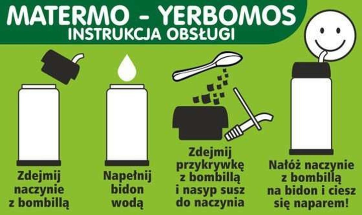 Termos Oranżada Matermo Yerbomos Drive 580 ml black z logo (5906735486308) - obraz 6