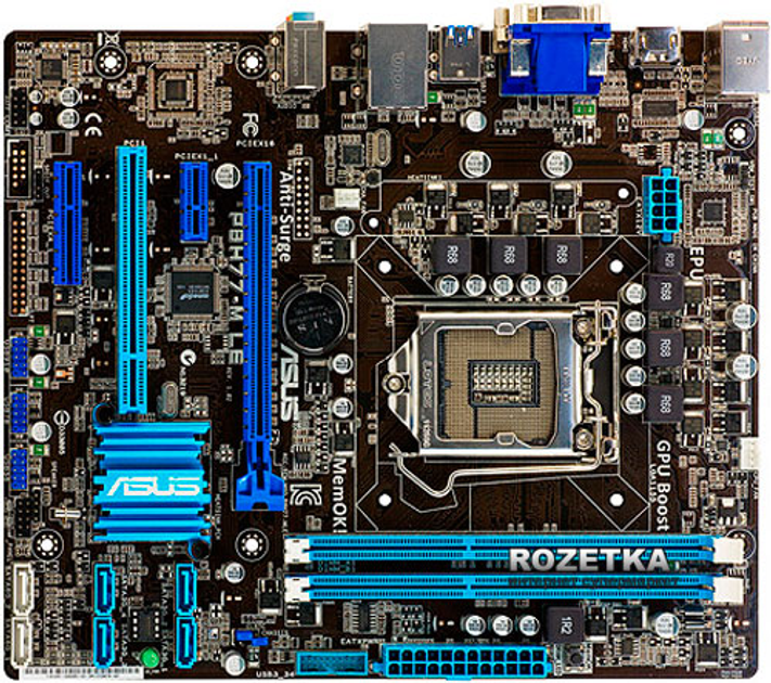 Материнская плата Asus P8H77-M LE (s1155, Intel H77, PCI-Ex16) – фото ...