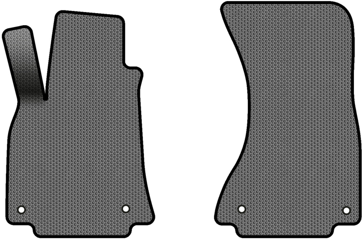 Акція на EVA килимки EVAtech в салон авто передні для Audi A4 (B8) 2008-2011 4 покоління Sedan EU 2 шт Grey/Black від Rozetka