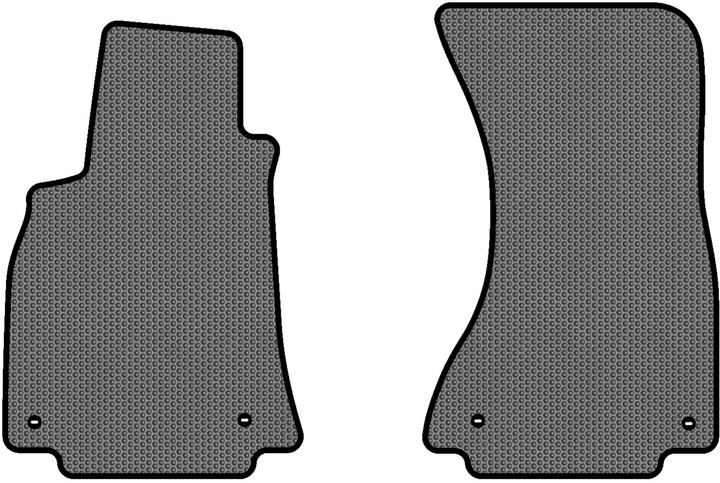 Акція на EVA килимки EVAtech в салон авто передні для Audi A4 (B8) 2008-2011 4 покоління Combi EU 2 шт Grey/Black від Rozetka
