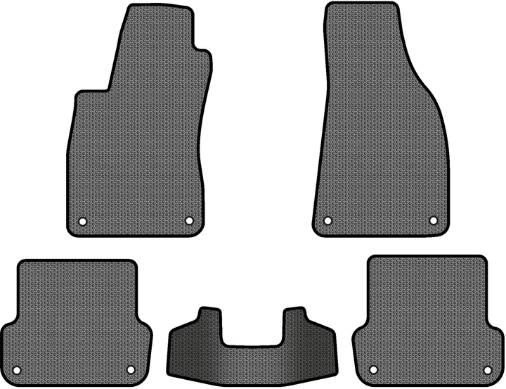 Акція на EVA килимки EVAtech в салон авто для Audi A4 (B6) AT 2000-2004 2 покоління Combi EU 5 шт Grey/Black від Rozetka