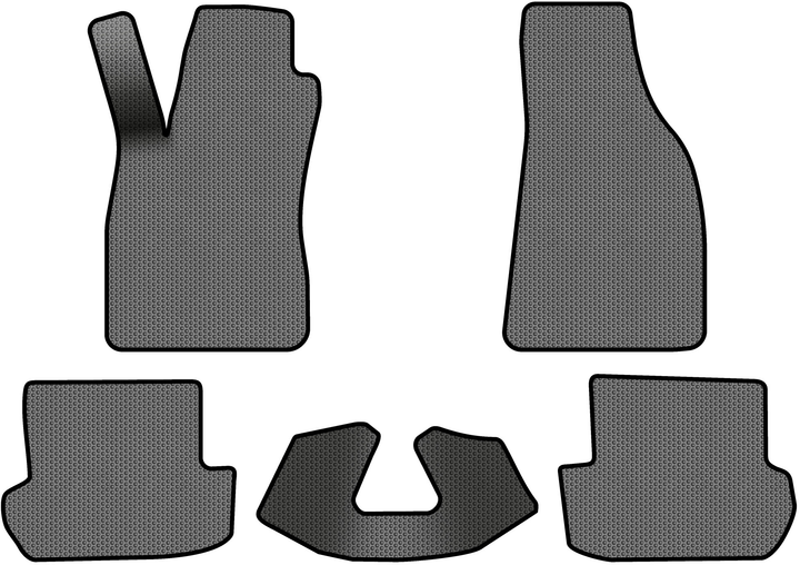 Акція на EVA килимки EVAtech в салон авто для Audi A4 (B6) AT 2000-2004 2 покоління Cabrio EU 5 шт Grey/Black від Rozetka