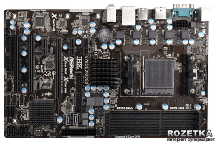 Материнская плата ASRock 970DE3/U3S3 (sAM3+, AMD 770, PCI-Ex16) – фото ...