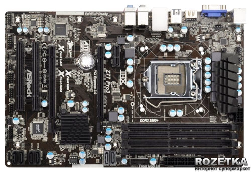 ASRock Z77 Pro3 ＋ Core i7-3770K ＋ メモリ32G Материнская плата ASRock Z77 PRO3 (s1155, Intel Z77, PCI-Ex16
