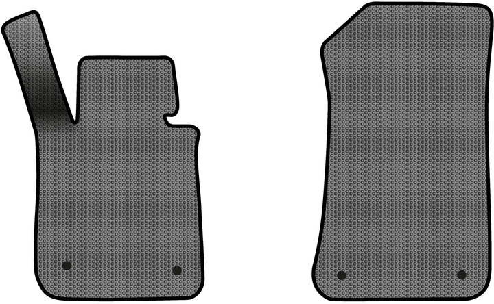 Акція на EVA килимки EVAtech в салон авто передні для BMW 1 Series (E87) 5-doors 2004-2012 1 покоління Htb EU 2 шт Grey/Black від Rozetka