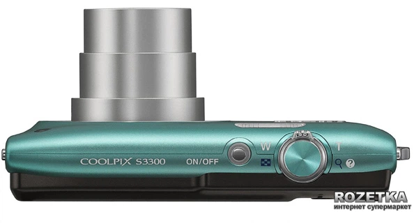 Фотоаппарат Nikon Coolpix S3300 Green купить на ROZETKA | Отличная