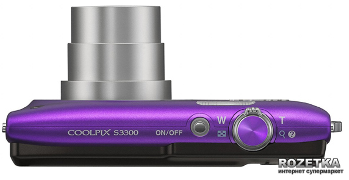 Nikon COOLPIX パープル 6倍光学ズーム Nikon COOLPIX パープル 6倍光学ズーム Nikon COOLPIX S3300