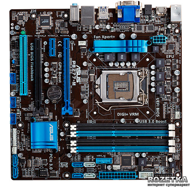 Материнская плата Asus P8Z77-M (s1155, Intel Z77, 2 x PCI-Ex16) – фото ...