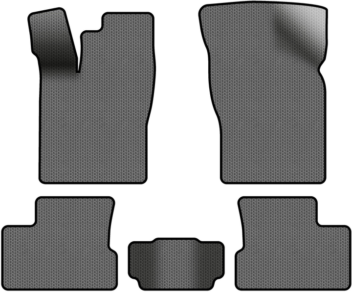 Акція на EVA килимки EVAtech в салон авто для Daewoo Nexia 1995-2016 1 покоління Htb EU 5 шт Grey/Black від Rozetka