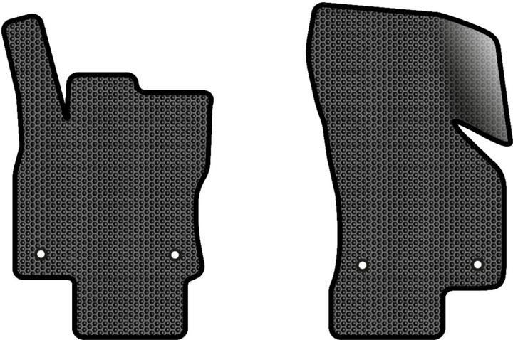 Акція на EVA килимки EVAtech в салон авто передні для Skoda Octavia A7 MT 2013-2020 3 покоління Combi EU 2 шт Black від Rozetka
