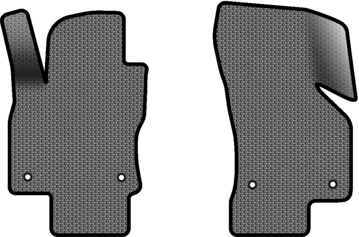 Акція на EVA килимки EVAtech в салон авто передні для Skoda Octavia A7 AT 2013-2020 3 покоління Liftback EU 2 шт Grey/Black від Rozetka