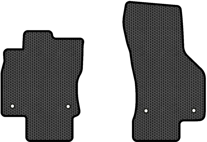 Акція на EVA килимки EVAtech в салон авто передні для Skoda Octavia A7 MT 2013-2020 3 покоління Combi EU 2 шт Black від Rozetka
