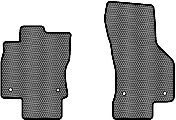 Акція на EVA килимки EVAtech в салон авто передні для Skoda Octavia A7 MT 2013-2020 3 покоління Combi EU 2 шт Grey/Black від Rozetka