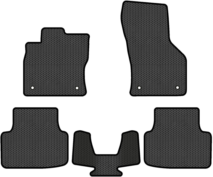 Акція на EVA килимки EVAtech в салон авто для Skoda Octavia A7 MT 2013-2020 3 покоління Combi EU 5 шт Black від Rozetka