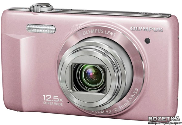 OLYMPUS VR-360 ピンク 12.5倍ズーム Фотоаппарат Olympus VR-360 Pink + чехол+ SHDC 16Gb! купить на
