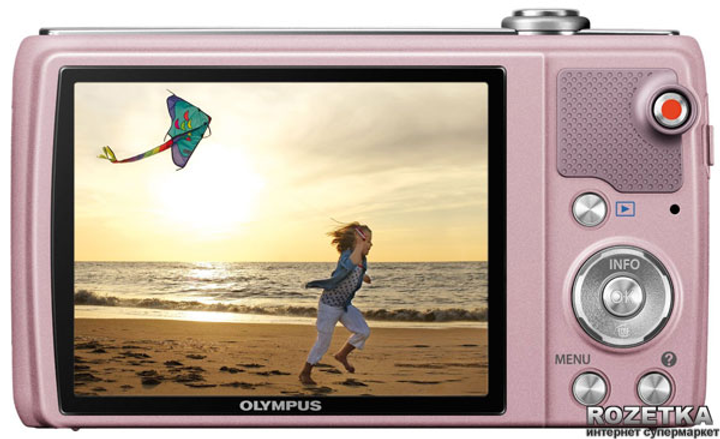 Фотоаппарат Olympus VR-360 Pink + чехол+ SHDC 16Gb! купить
