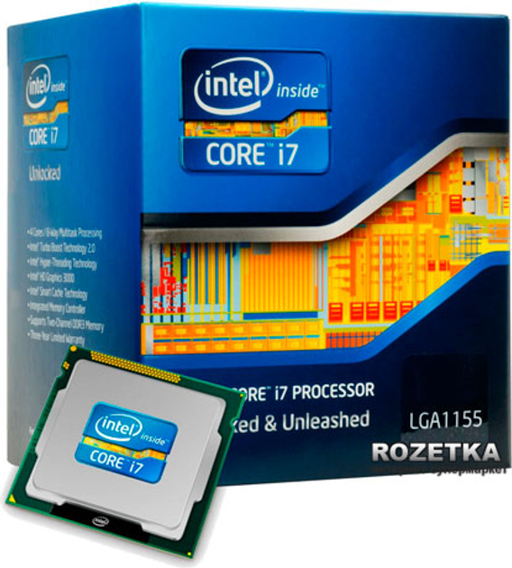 Процессор Intel Core i7-3770 3.4GHz/5GT/s/8MB (BX80637I73770) s1155 BOX ...