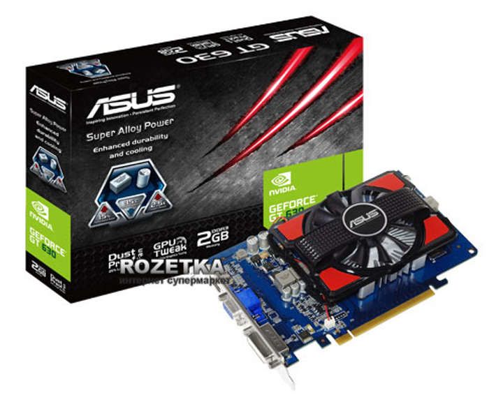 Asus PCI Ex GeForce GT 630 2048MB GDDR3 128bit 810