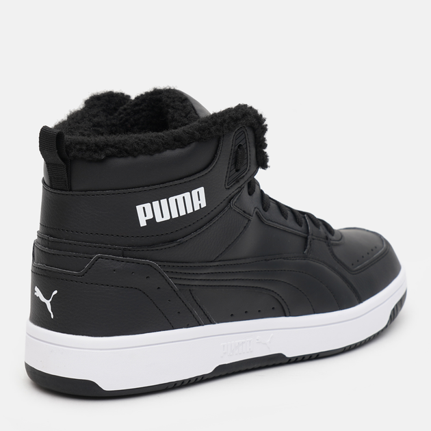 Підліткові черевики для хлопчика Puma Rebound JOY Fur 37557601 38.5 (5.5UK) Чорні (4063696488251) - зображення 4