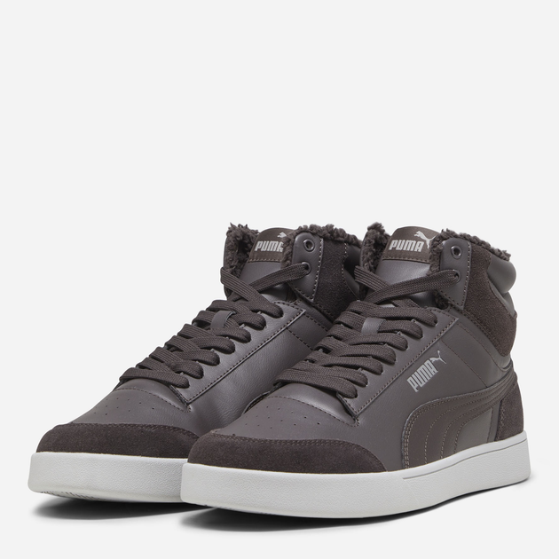 Zimowe trzewiki męskie ocieplane Puma Shuffle Mid Fur 38760903 41 (7.5UK) Czarne (4099683270110) - obraz 2