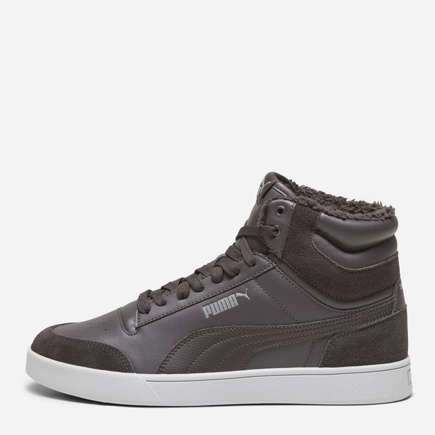 Zimowe trzewiki męskie ocieplane Puma Shuffle Mid Fur 38760903 42.5 (8.5UK) Ciemnobrązowe (4099683270134) - obraz 3