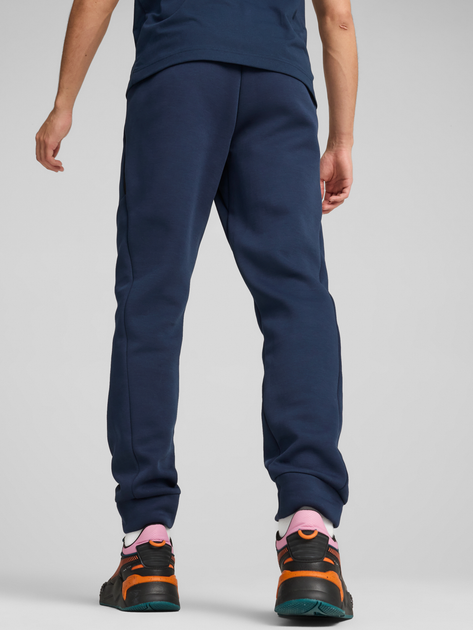 Spodnie sportowe męskie Puma Tech Track Pant 62438814 M Granatowe (4067981025497) - obraz 2