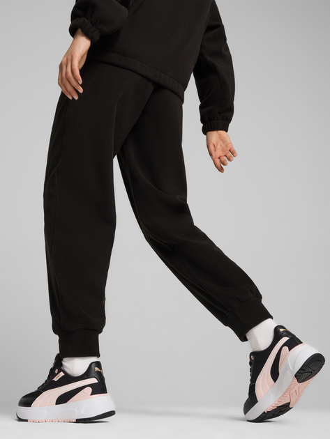 Спортивні штани теплі жіночі Puma Ess Elevated Pants 68153201 S Чорні (4067981465330) - зображення 2