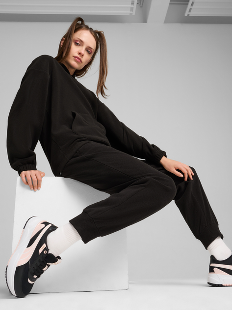 Spodnie dresowe damskie ocieplane Puma Ess Elevated Pants 68153201 L Czarne (4067981465354) - obraz 3