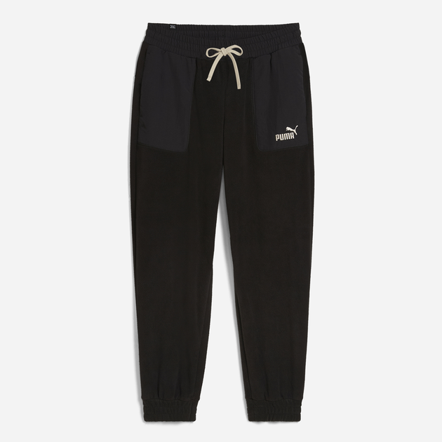 Спортивні штани чоловічі Puma Ess Elevated Pants 68531701 S Чорні (4067982675615) - зображення 1