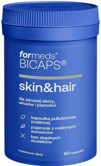 Suplement diety Formeds Bicaps skin&hair 60 kapsułek (5903148622668) - obraz 1