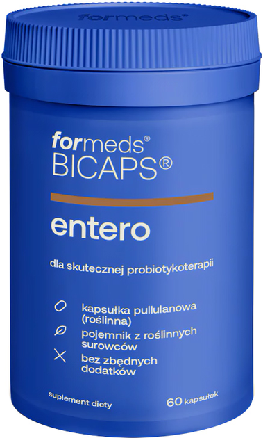 Дієтична добавка Formeds Bicaps entero 60 капсул (5903148622231) - зображення 1