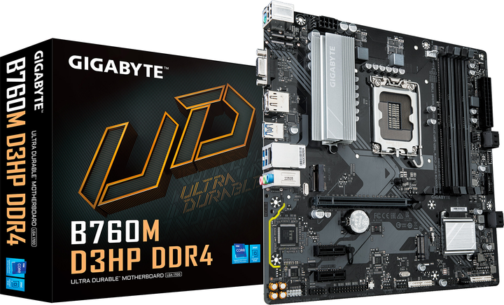 Материнська плата Gigabyte B760M D3HP DDR4 (s1700, Intel B760, PCI-Ex16) - зображення 4