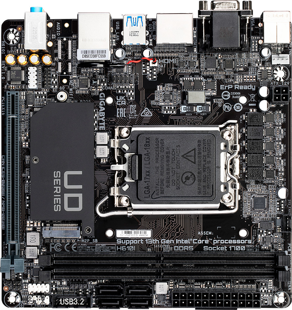 Płyta główna Gigabyte H610I (s1700, Intel H610, PCI-Ex16) - obraz 3