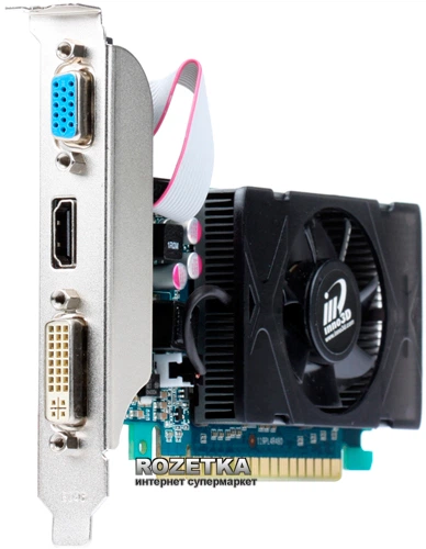Видеокарта INNO3D PCI-Ex GeForce GT 610 2048MB GDDR3 (64bit) (810/1066 ...