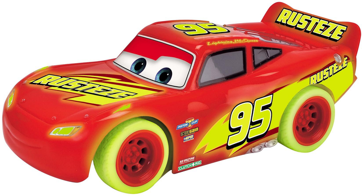 Lightning McQueen Dickie Jada Toys RC Cars Glow Racers (4006333086427) - obraz 2