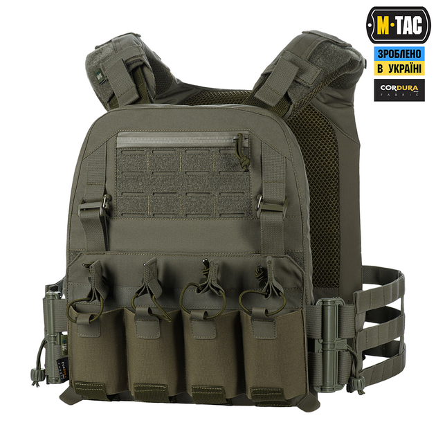 Плитоноска M-Tac Cuirass Elite XL Ranger Green - зображення 1