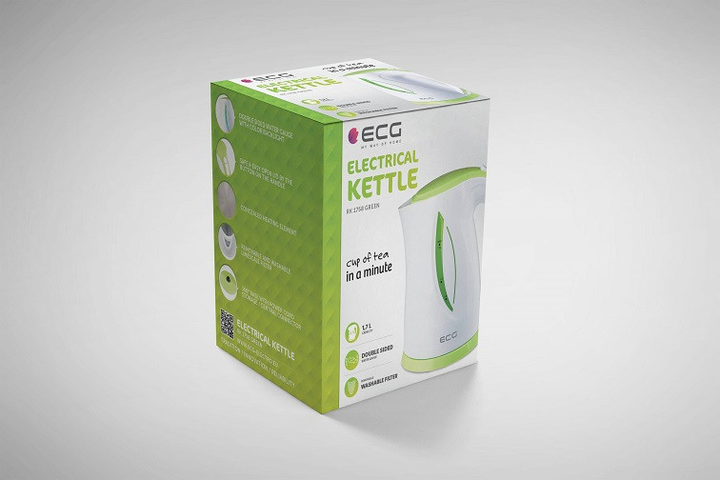 Чайник электрический ECG RK-1758-green 1.7 л зеленый - изображение 2
