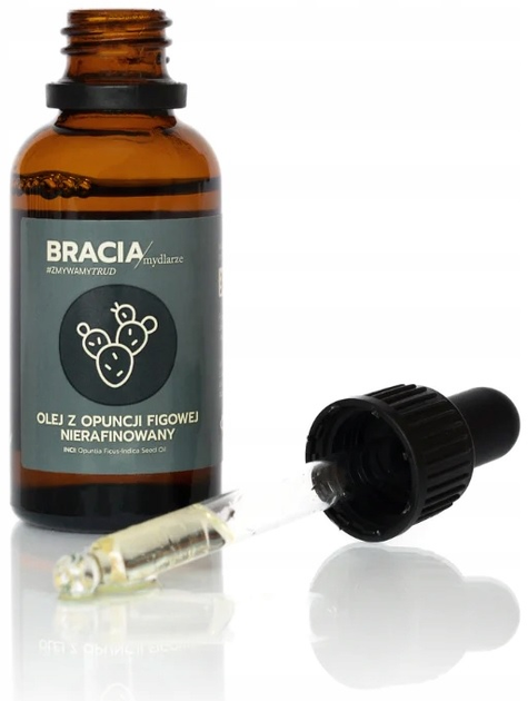 Olejek nierafinowany do twarzy Bracia Mydlarze z opuncji figowej 30 ml (5903919039398) - obraz 2