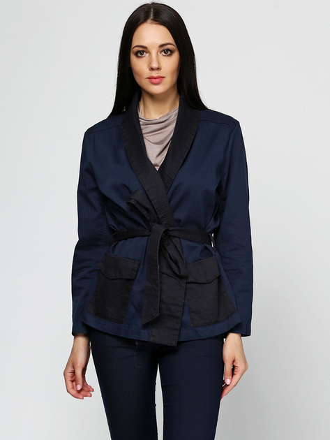Пиджак женский H&M 1702-3151752 38 Темно-синий (hm02542307830) – в ...