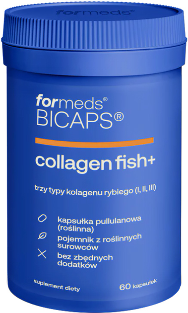 Suplement diety Formeds Bicaps Collagen Fish+ 60 kapsułek (5903148622125) - obraz 1