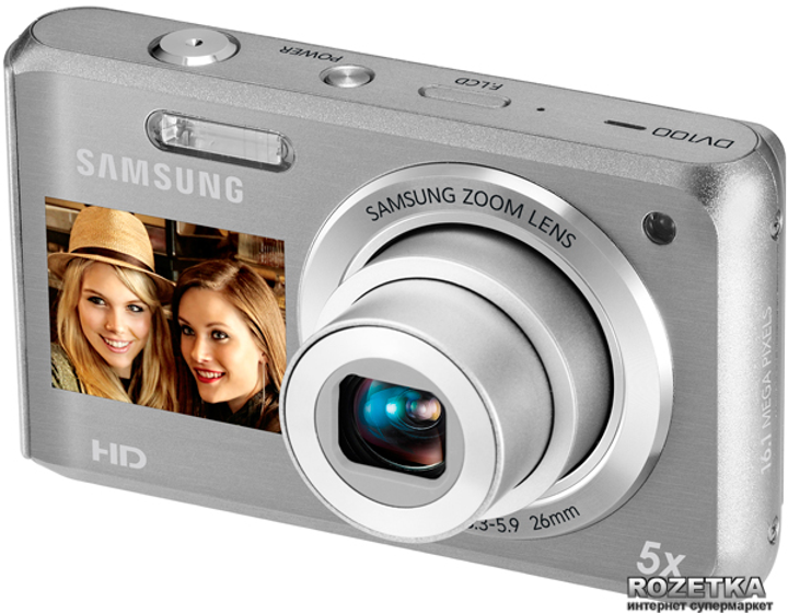 Фотоаппарат Samsung DV100 Silver + microSD 8Gb+чехол! купить на ROZETKA ...