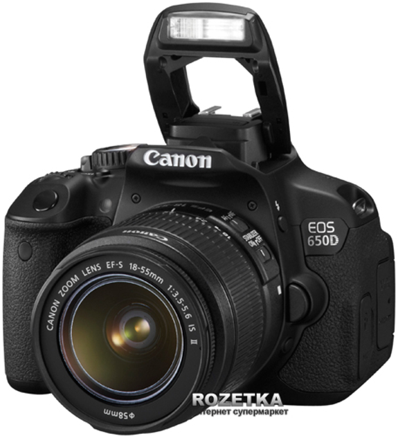 Фотоаппарат Canon EOS 650D 18-55mm IS II Kit (6559B044) + карта памяти ...