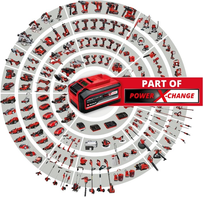 Аккумулятор Einhell X-Change 18 В Li-Ion 3 Ач PXC PLUS 2 шт (4511631) - изображение 3
